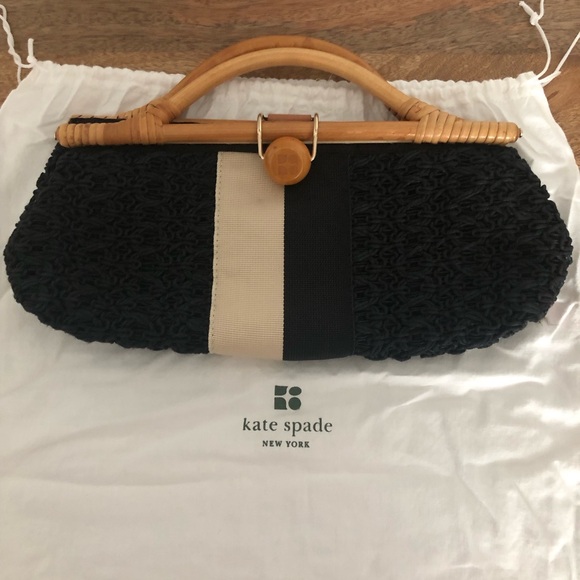 Kate Spade Clutch Bamboo Handles - Picture 2 of 3